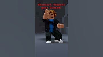 Shortest Comment Gets pinned! #shorts #roblox #dance