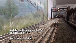 O Scale Norfolk Southern Railfanning