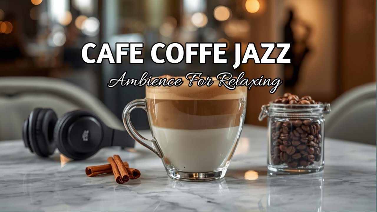 Smooth Jazz Cafe Music with Cozy Coffee Ambience for Relaxing Work, Study and Evening Vibes 