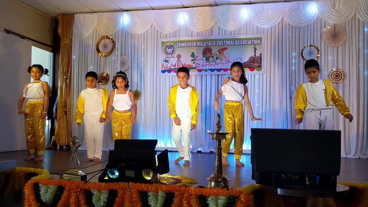 Kids fusion dance edinburgh malayalee association onam celebration