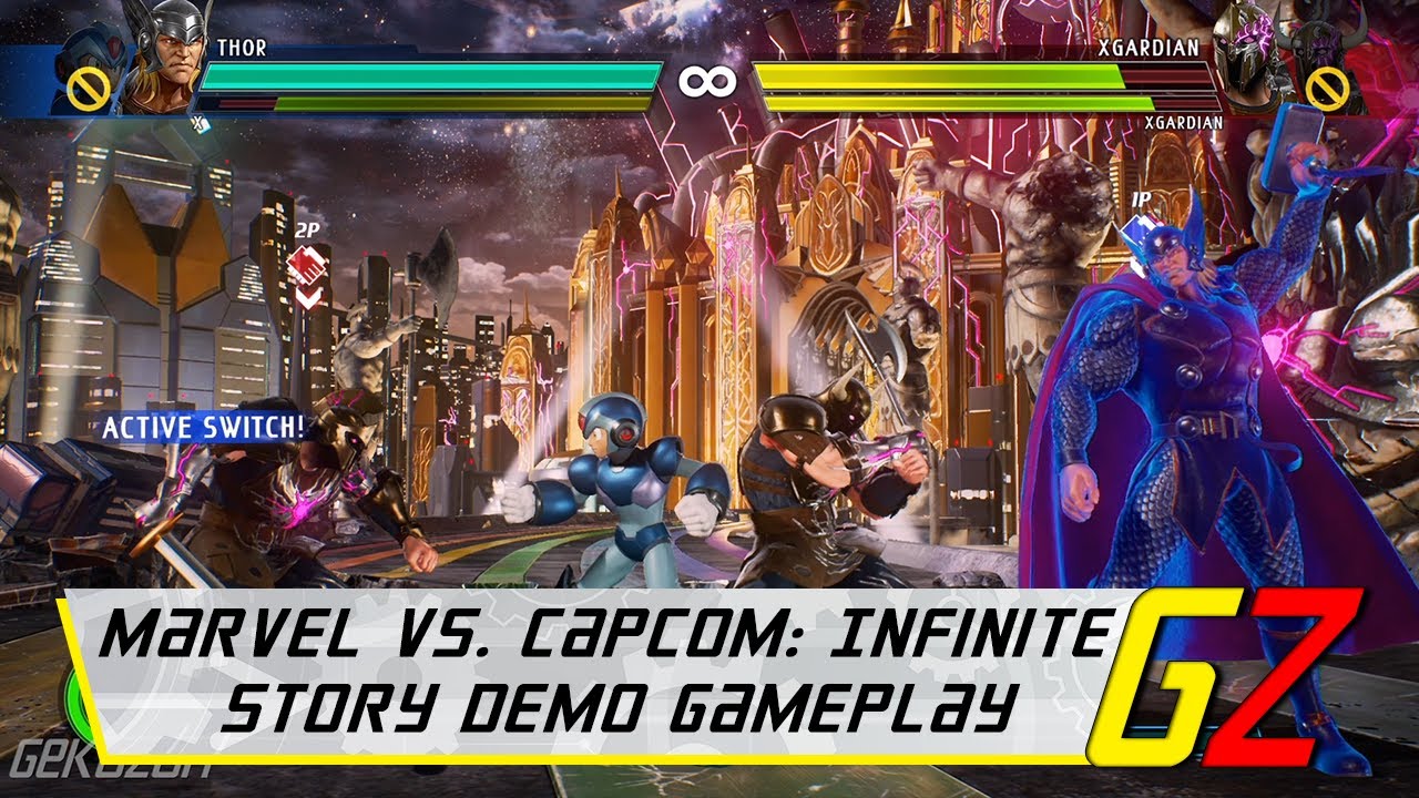 Mavel vs. Capcom: Infinite - Story Demo Gameplay (1080p 60fps)