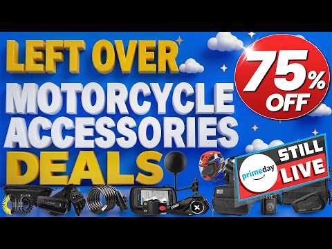 Ending Soon! 75% Off 63 Amazon Prime Day Motorcycle Accessories Deals 2026