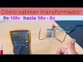 Como cablear transformador de 120v hacia 16v- 8v 