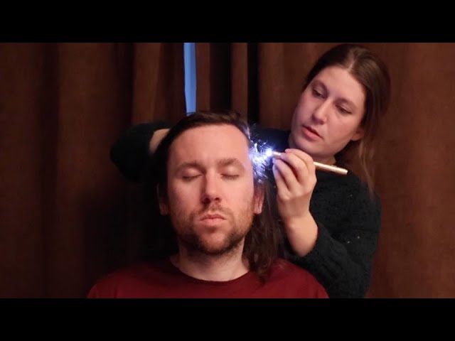 [ASMR] Scalp Check & Deep Treatment with Haircut with Sleep Inducing Sounds, Massage, Trimming