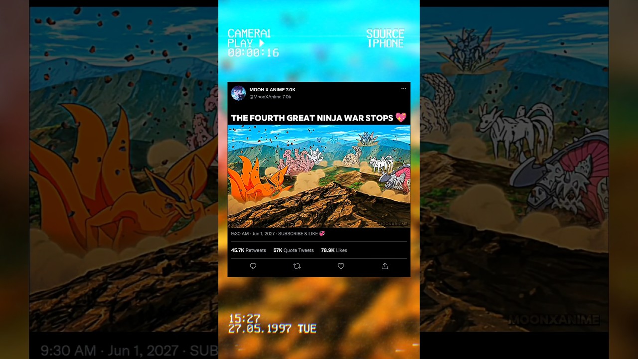 The Last Moments of the Fourth Great Ninja War ❤️‍🩹 | Naruto Shippuden