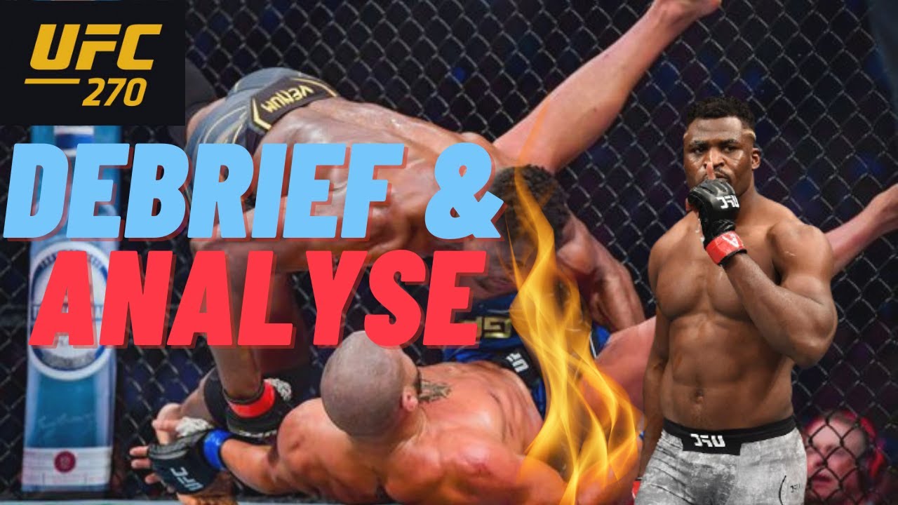 DEBRIEF ET ANALYSE FRANCIS NGANNOU VS CIRYL GANE 🥊💥
