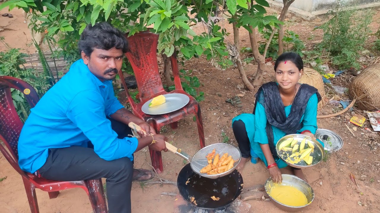 Allagadda స్టైల్ లో మామిడికాయ బజ్జీలు How to make a mango bajji recipes