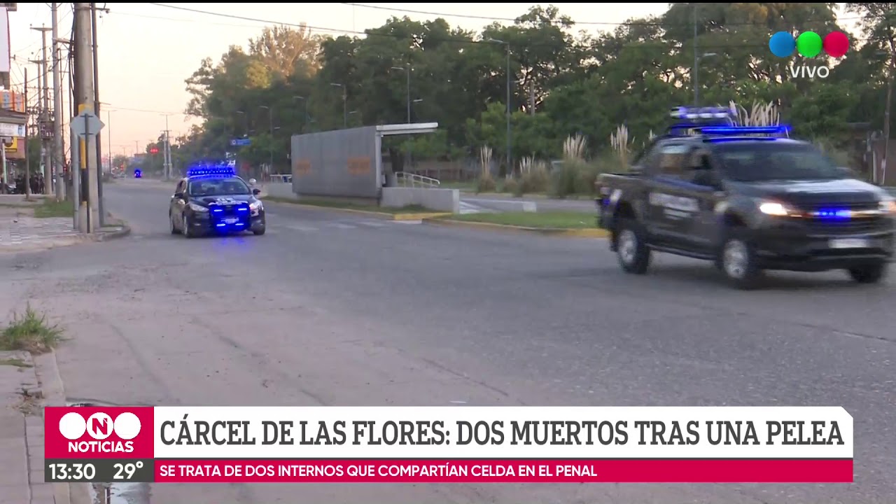 Pelea y muerte entre dos internos de la misma celda en la cárcel de Las Flores