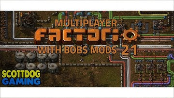 Modded Factorio - Bobs Mods - Multiplayer Part 21 - Feat Player2SMG & JKU390 - LiveStream Footage