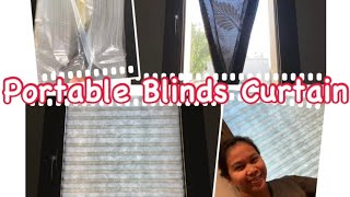 Very Simple And Easy to put Portable Blind Curtains from Shein