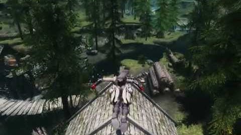 Skyrim - Momo Acrobatic Back Flip