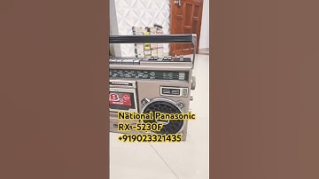 National Panasonic Rx-5230 4band stereo radio cassette recorder for sale 9023321435 national 5230