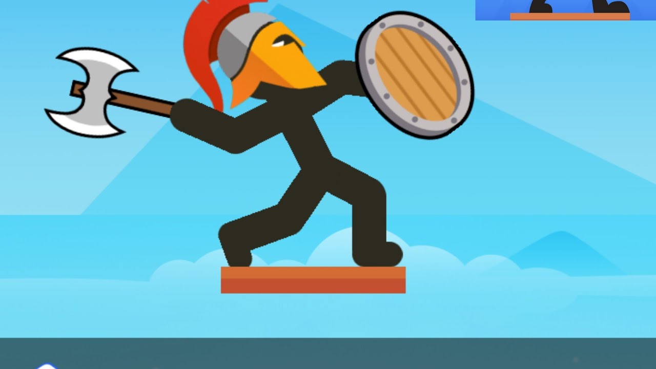 The warrior-top stickman прохождение #1