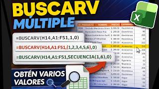 Cómo Usar BUSCARV para Obtener Múltiples Valores en Excel (3 Trucos que Nadie Explica)