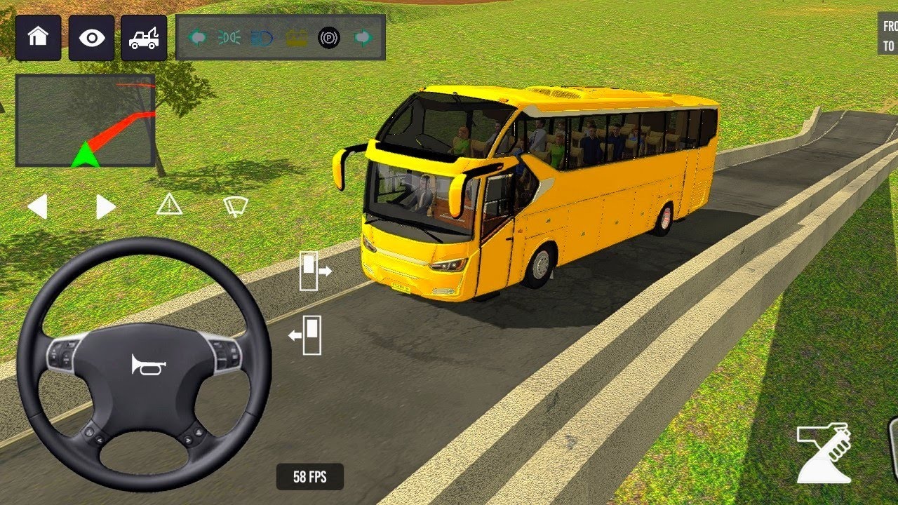 😍 Bus Simulator: 3D Bus Games:Bus Simulator || 🔥new euro Coach || NEW BUS SIMULATOR INDONESIA 