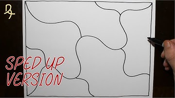 Spiral Drawing | Tranquil Tiles 3D Abstract Pattern / Satisfying and Relaxing Art Technique