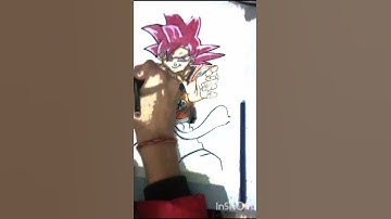 How to draw Goku step by step || Easy drawing ideas for beginners #drawing #shorts #animeart #goku