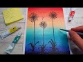 Daily challenge #316 RAINBOW Easy Painting with Dandelions | Colors of the Rainbow | beginner