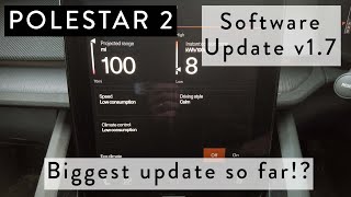 Polestar 2 software update v1.7 - Impressive new features!