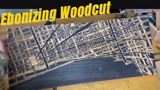How to EBONIZE Wood with Quebracho Tea Wall Art   #woodworking #diy #woodart