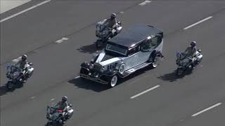 Procession for Buckeye Fire Chief Bob Costello