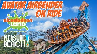 Avatar Airbender On Ride | Nickelodeon Land | Blackpool Pleasure Beach (July 2024) [4K]