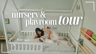 Montessori style home for BABY | Floor bed, Lovevery Play Gym