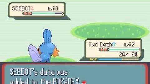 Pokemon Ruby Playthough Part 2 :  I love you Seedot