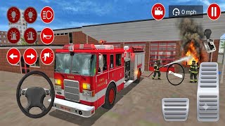 Game Real Fire Truck Driving Simulator 2026 - City Fire Truck - Android Gameplay HD 2984 screenshot 1