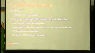 BayThreat 4 (2013): Nick Sullivan - Building white box cryptography - what do you do...