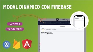 Cómo utilizar un ION-MODAL dinámico como un botón "ver más" con Firebase - Ionic - Angular
