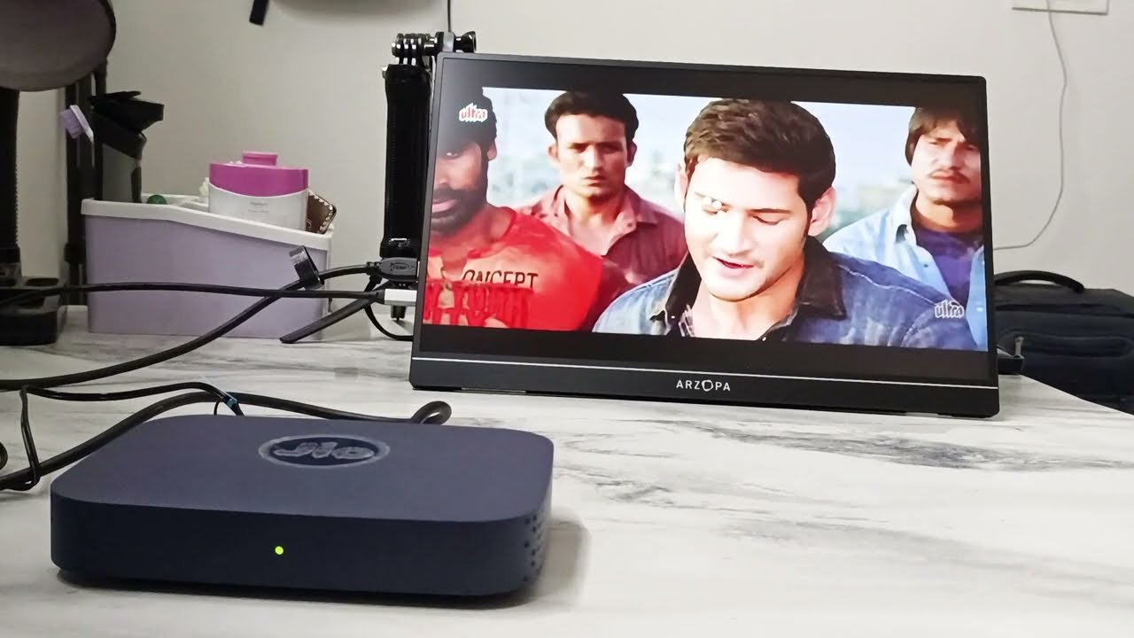 How to Use Jio Set-Top Box with Portable Monitor | No TV Needed!
