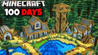 Surviving 100 Days In The FOREST In Minecraft screenshot 3