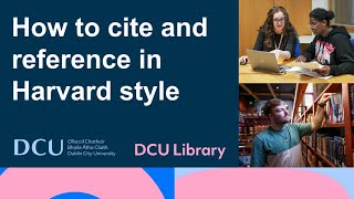 How to cite and reference in Harvard style