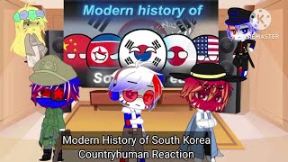 Gacha Club Countryhumans react to Modern History of South Korea