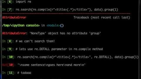 Multiline Search Using re.DOTALL in Python Regex