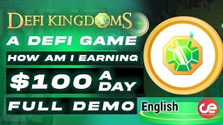 DeFi Kingdoms Full Demo on How to Earn High APR on StableCoins - English