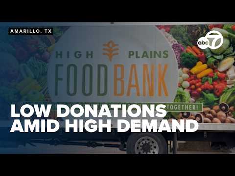 High Plains Food Bank shelves run low as donations drop and demand rises