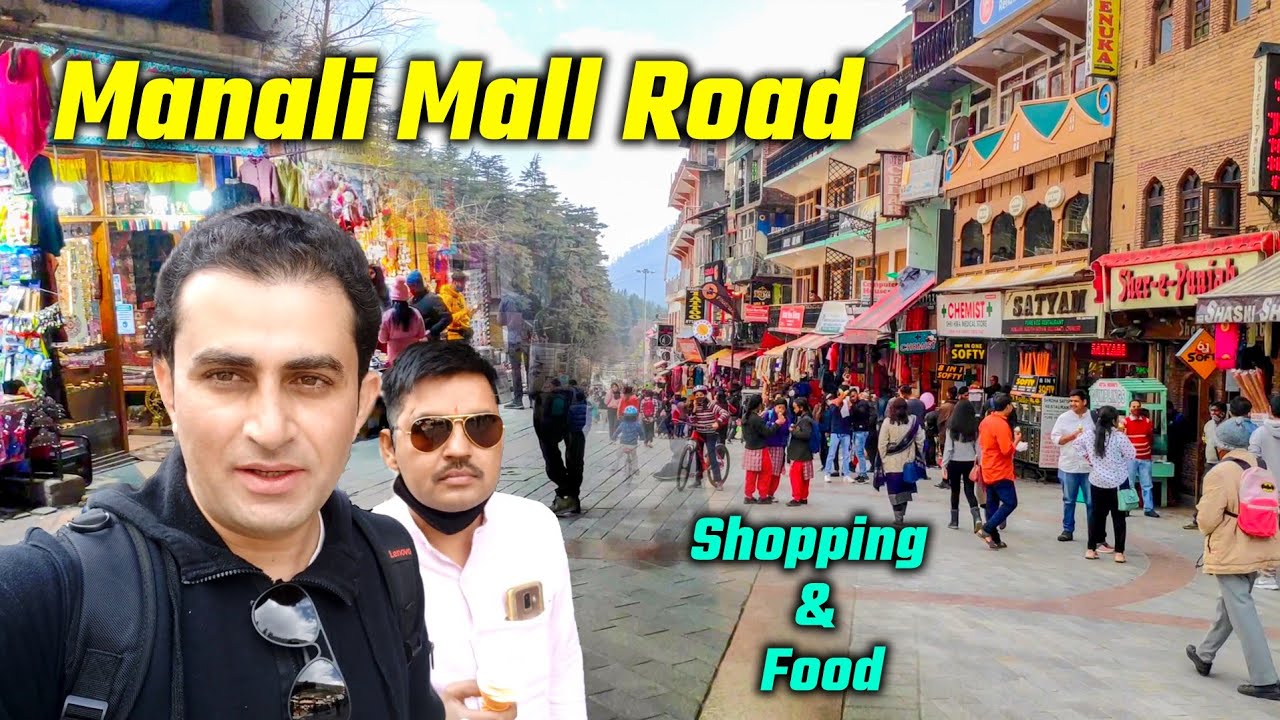 Manali Mall Road Market  Day  Night View  Shopping Market  Tourist Places of Himachal Pradesh