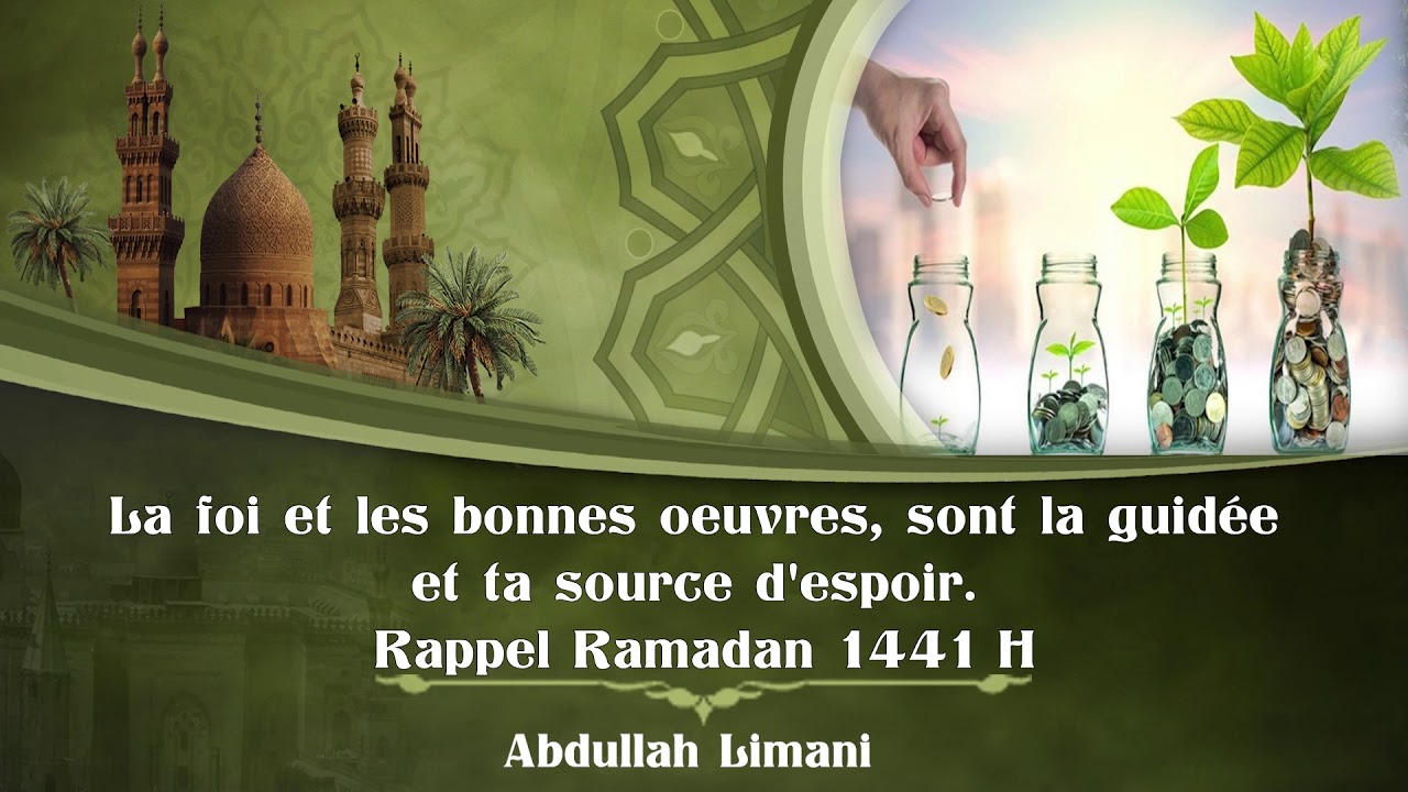 La foi et les bonnes oeuvres , sont la guidée et ta source d'espoir ...