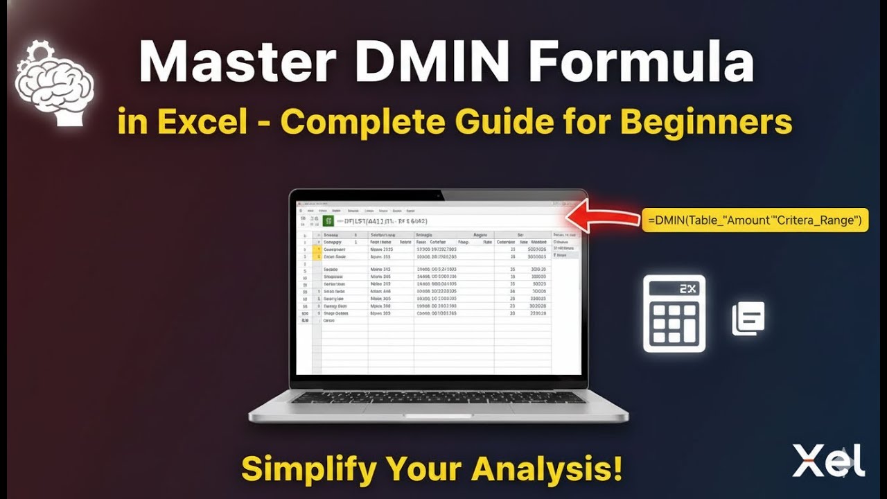 💥💥Master DMIN Formula in Excel - Complete Guide for Beginners 🤔🤔 - YouTube