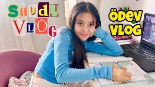 Ders Çalışma Günlüğüm, Ödev Vlog. Eflin Ela Zeybek