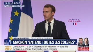 "Moi je ne lâche rien" martèle Emmanuel Macron devant les maires