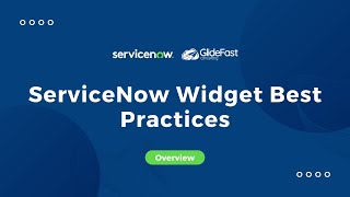 ServiceNow Widget Best Practices | Share the Wealth