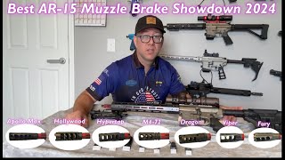 Best Ar-15 Muzzle Brake Comp Test Apollo Max, Hypertap, Hollywood, Coda Dragon-Educational Purposes