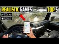 TOP 5 BEST REALISTIC GAMES FOR ANDROID/REALISTIC CAR GAMES FOR ANDROID/OPEN WORLD GAMES FOR ANDROID