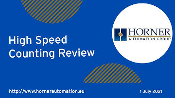 High Speed Counting Review