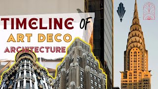 Timeline of Art Deco Architecture / world Architecture History