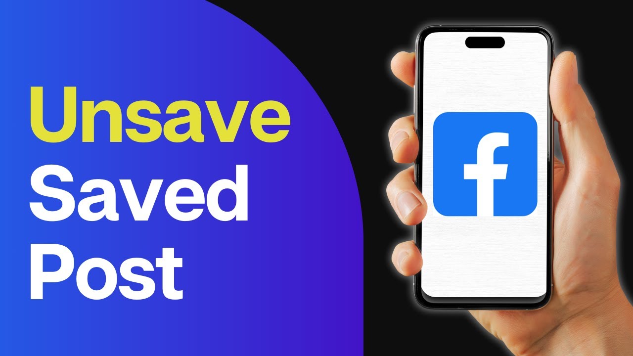 How to Unsave Saved Post on Facebook