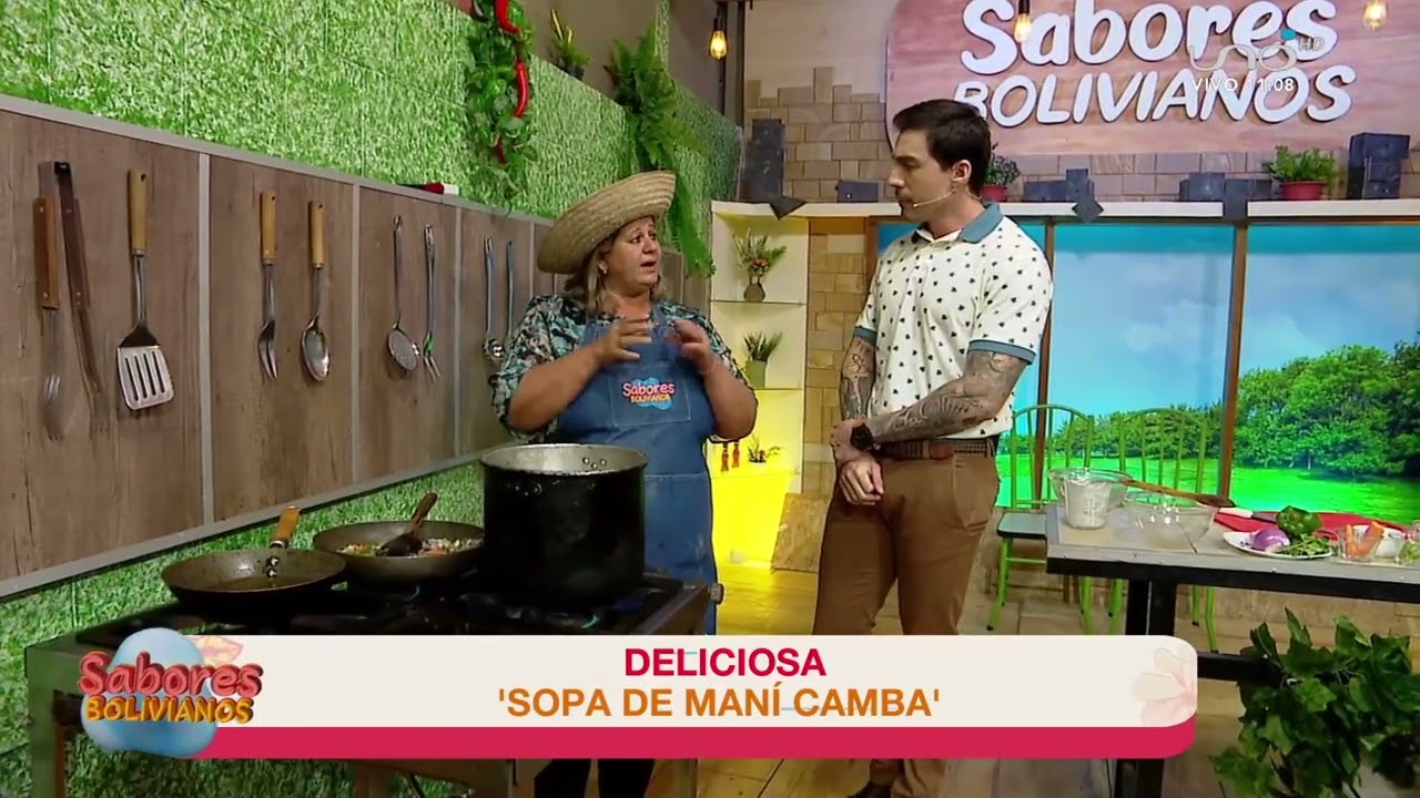 Receta de sopa de Maní versión camba 🤤